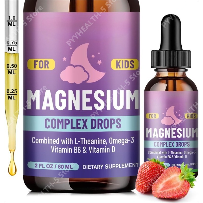 Ginger Tea - Gocce Liquide per Bambini, Magnesio Glicinato