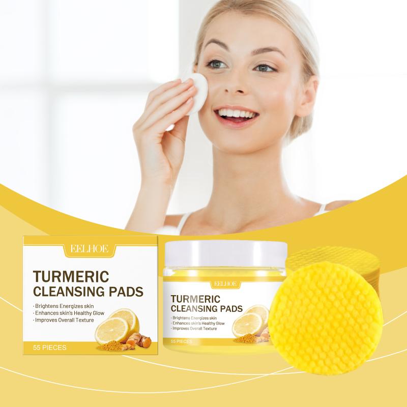 Turmeric - 55 Pezzi di Dischetti Idratanti alla