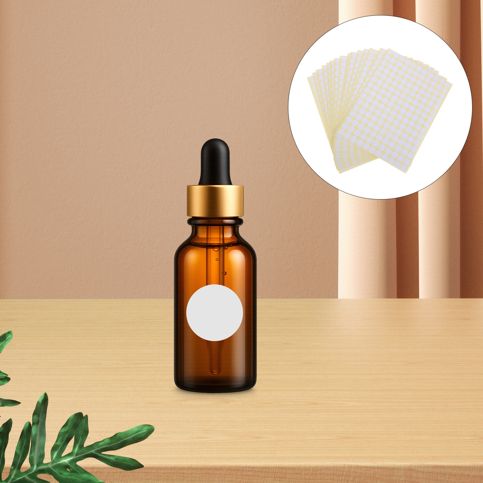 Essential Oils - 7425 Pezzi Mini Etichette Adesive Rotonde