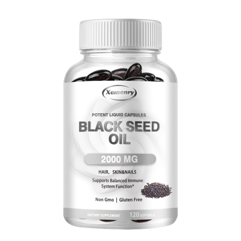 Herbal Supplement - Capsule di olio di semi neri
