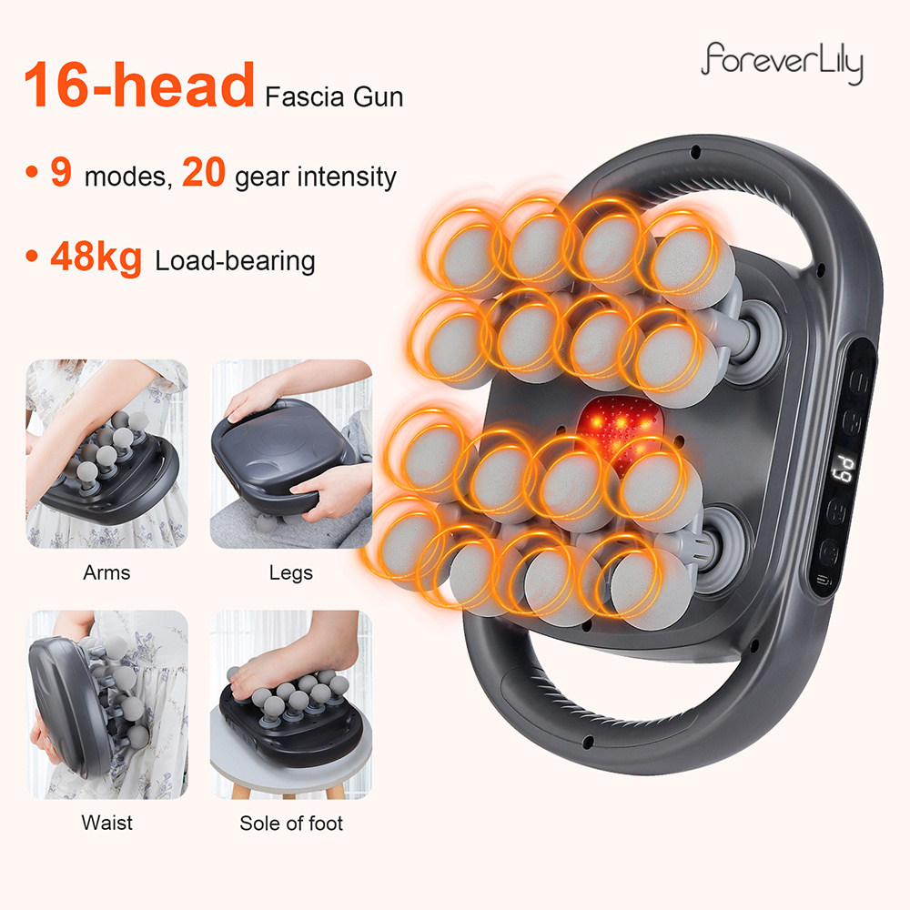 Health Wellness - Pistola per fascia a 16 teste