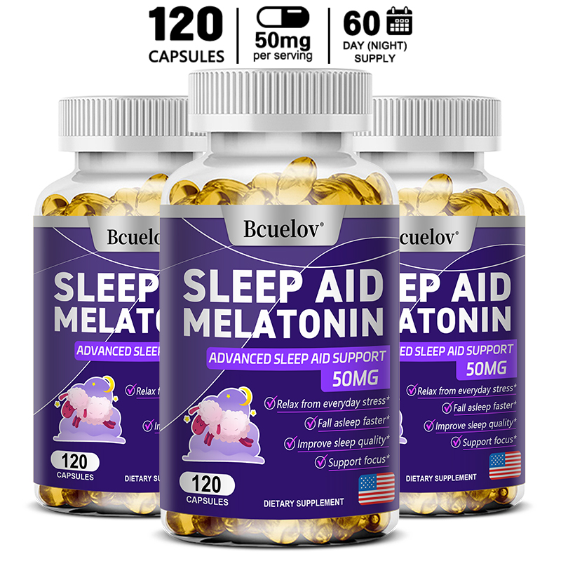 Herbal Supplement - Capsule di Melatonina 25mg con L-Teanina,
