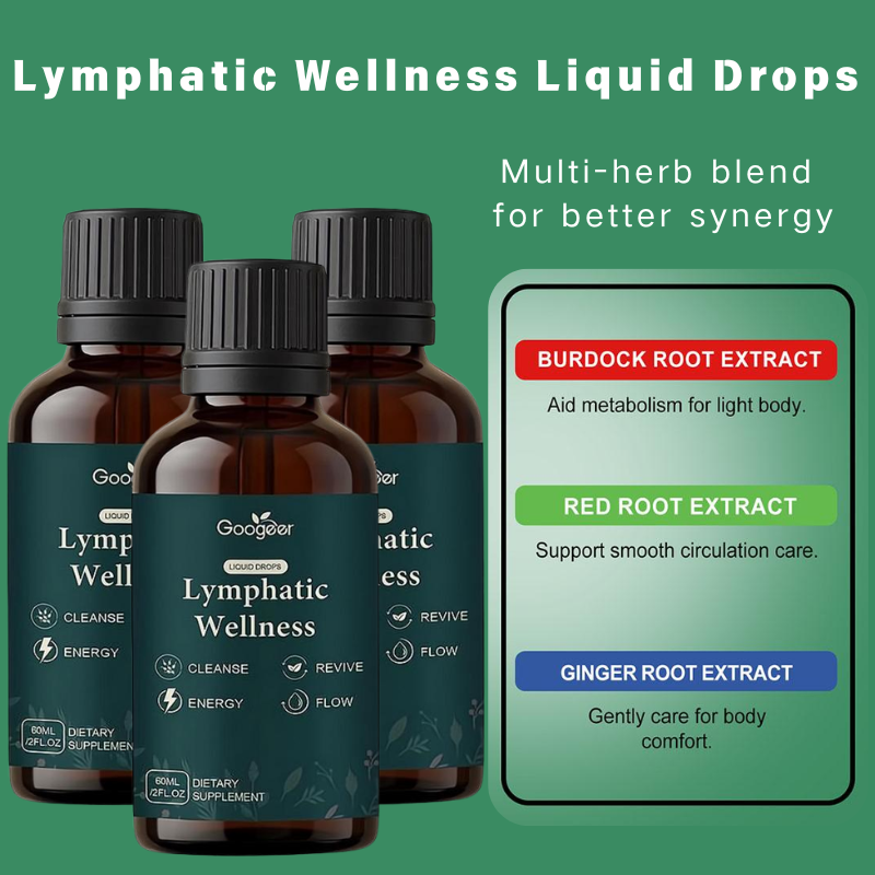 Herbal Supplement - Gocce Liquide per il Supporto Linfatico
