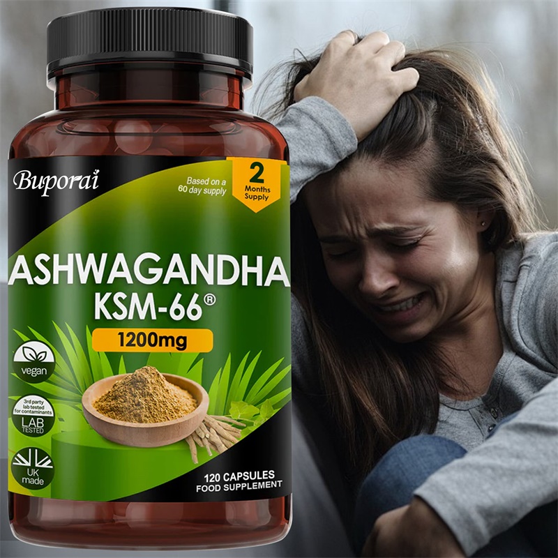 Herbal Supplement - Ashwagandha KSM-66 1200 mg - Supporta