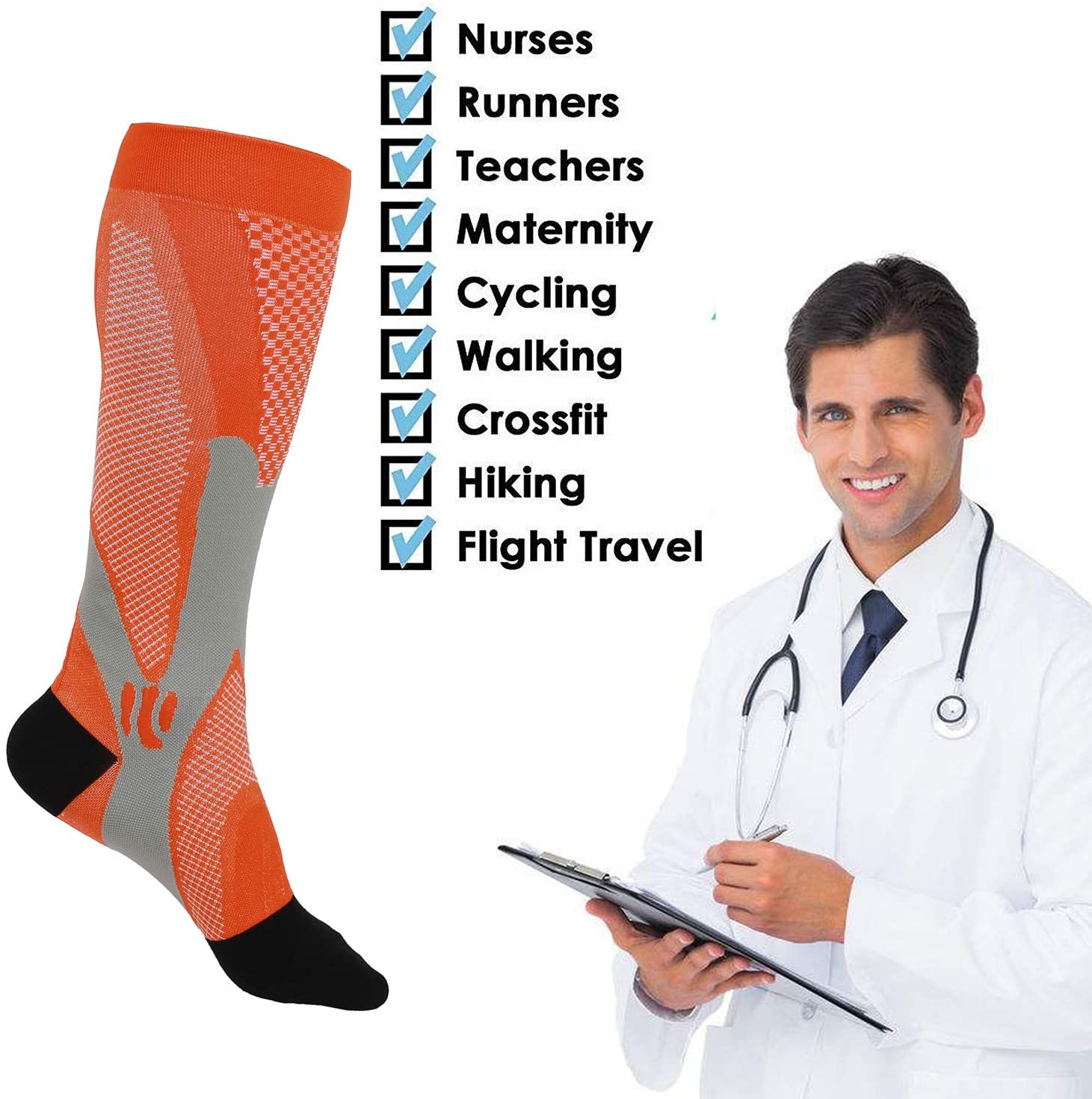 Calze a compressione Running c - Echinacea recensione e prezzo