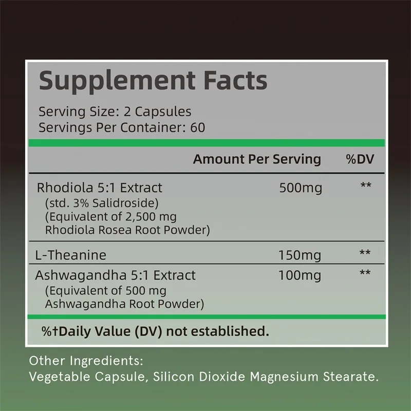 Integratore di Rodiola Rosea M - Herbal Supplement recensione e prezzo