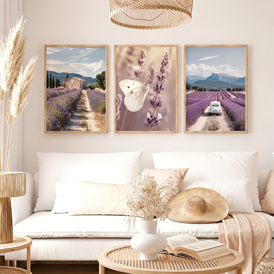 Set di 3 Quadri su Tela con Mo - Lavender Oil recensione e prezzo