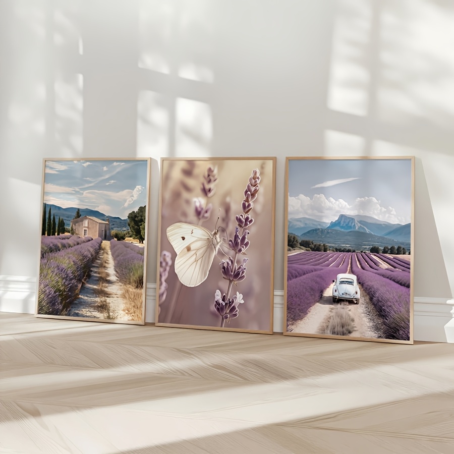 Set di 3 Quadri su Tela con Mo - Lavender Oil recensione e prezzo