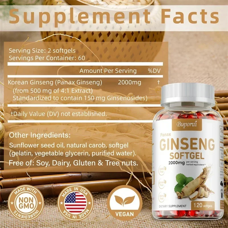 Capsule di ginseng Panax rosso - Ginger Tea recensione e prezzo